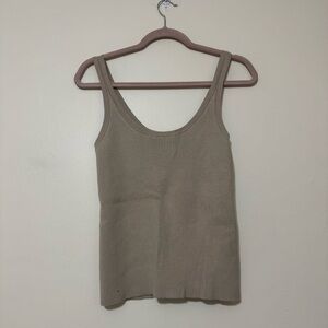 Abercrombie & Fitch Tan Knit Tank Top